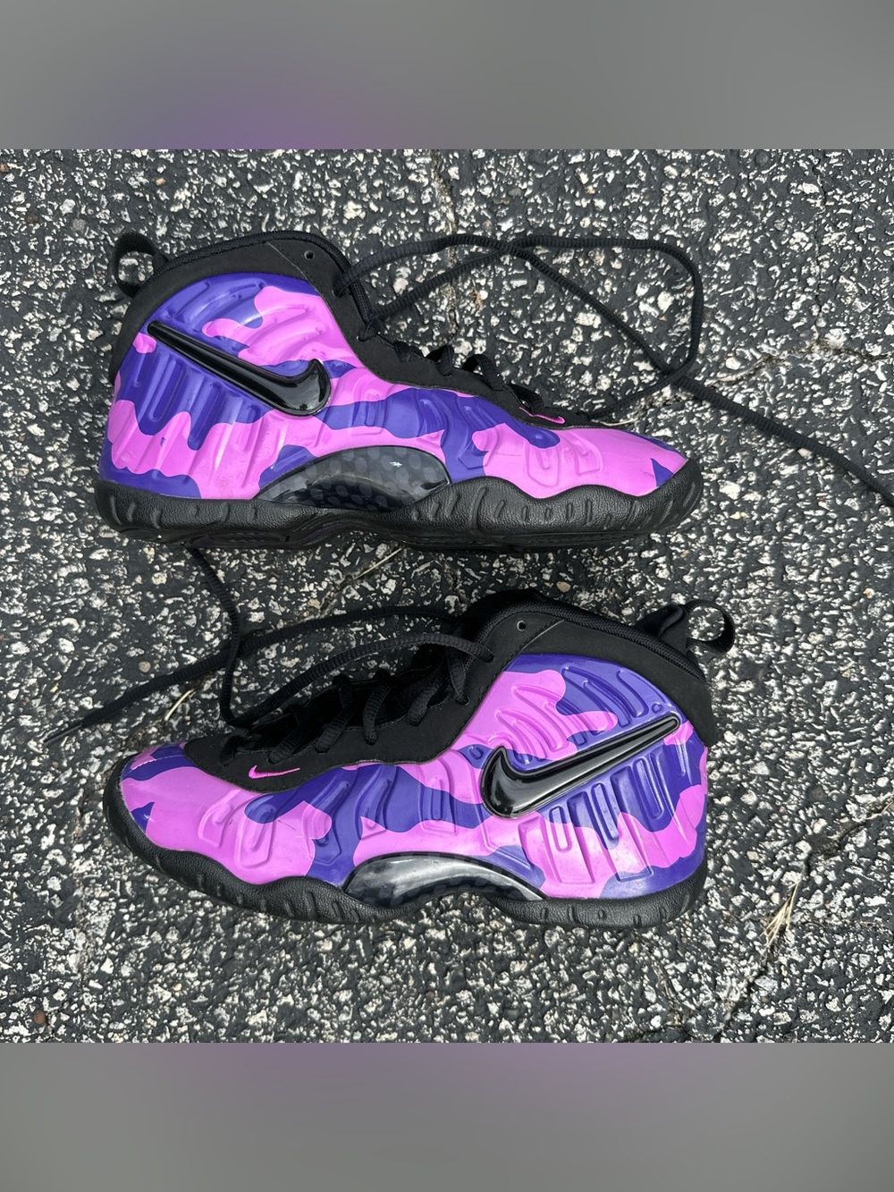 Nike Little Posite Pro 'Hyper Violet' Size 4y Women’s Size 5.5
